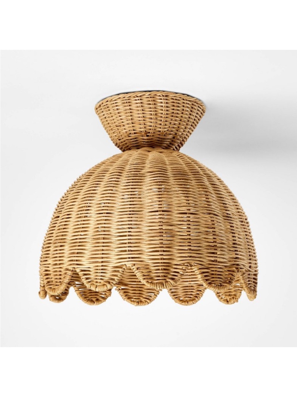 NWT Woven Flush Mount Ceiling Light - Threshold designed with Studio McGee